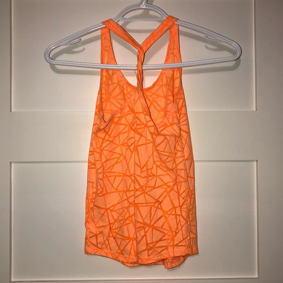 Bright orange Sports tank top - Picture 2 of 4
